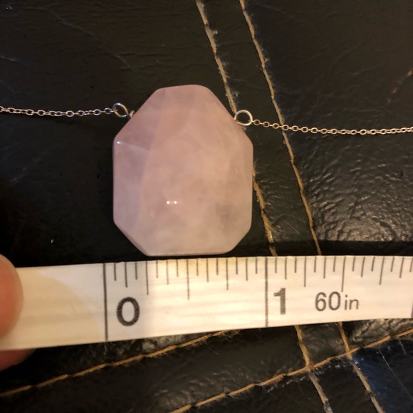 Rose quartz necklace - Picture 2 of 3